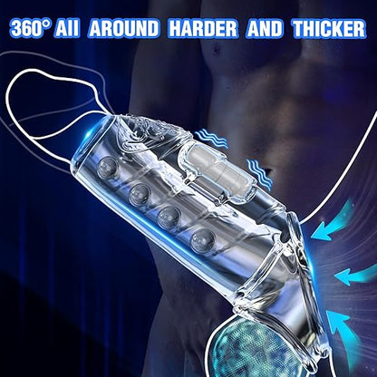 🔥🎁 2025 HOT Deal 💥 Reusable Penis Vibrator – Makes You Longer, Harder & Unstoppable 😍